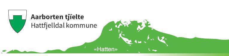 Logo av kommunevåpen og fjellet Hatten - Klikk for stort bilde
