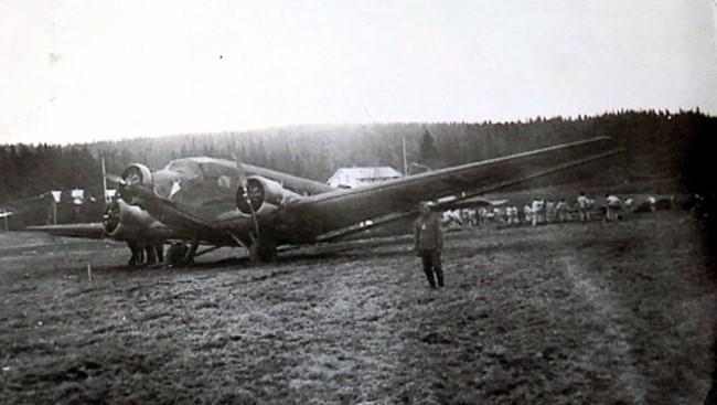 tysk fly i hattfjelldal - Klikk for stort bilde